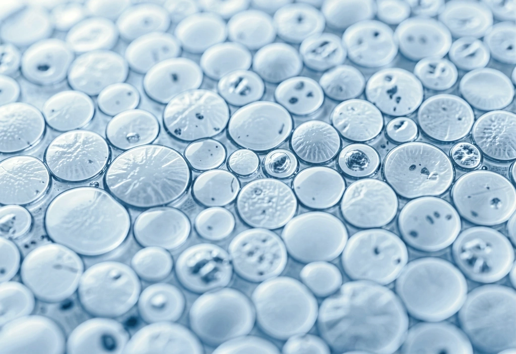 Textura de la piel bajo análisis